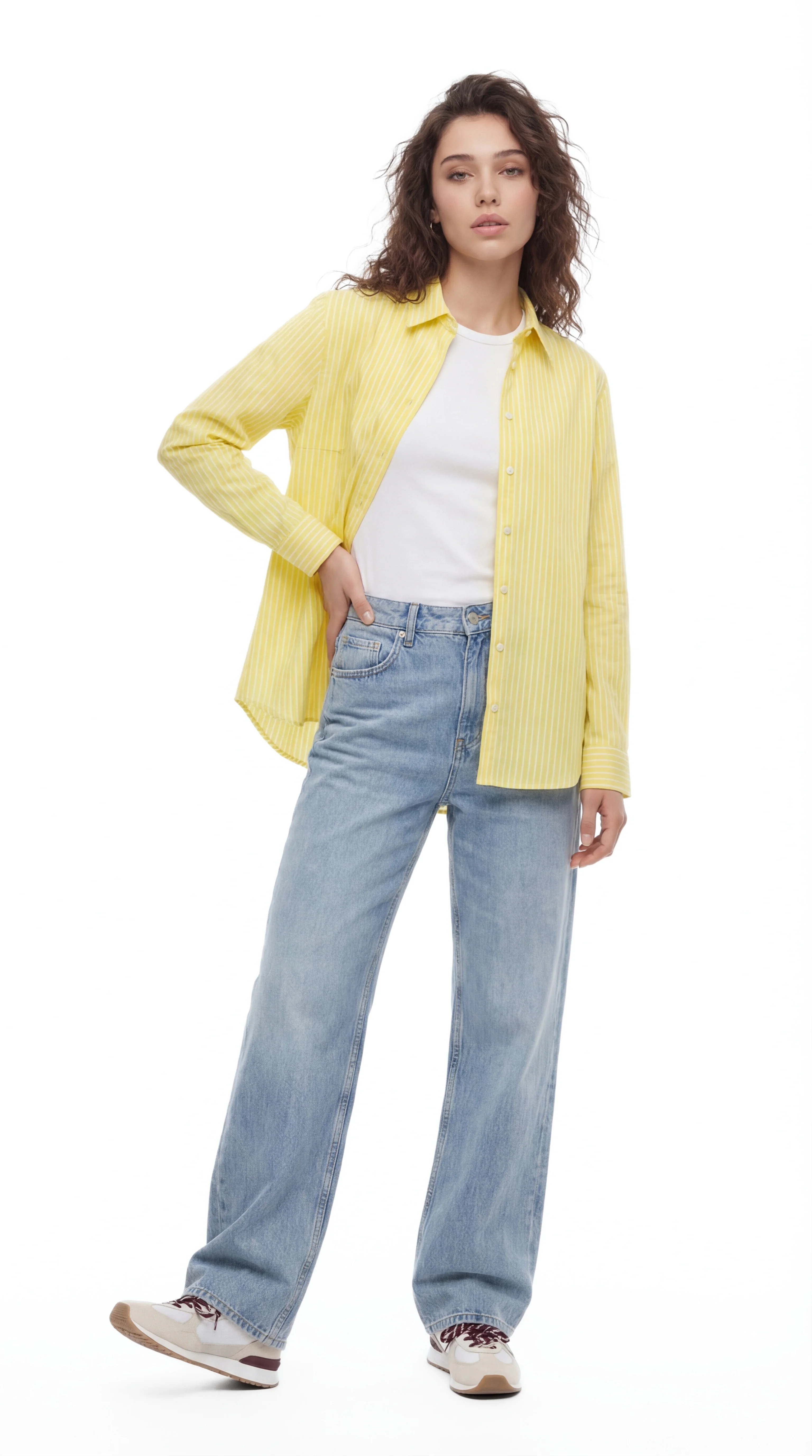 Striped Poplin Shirt