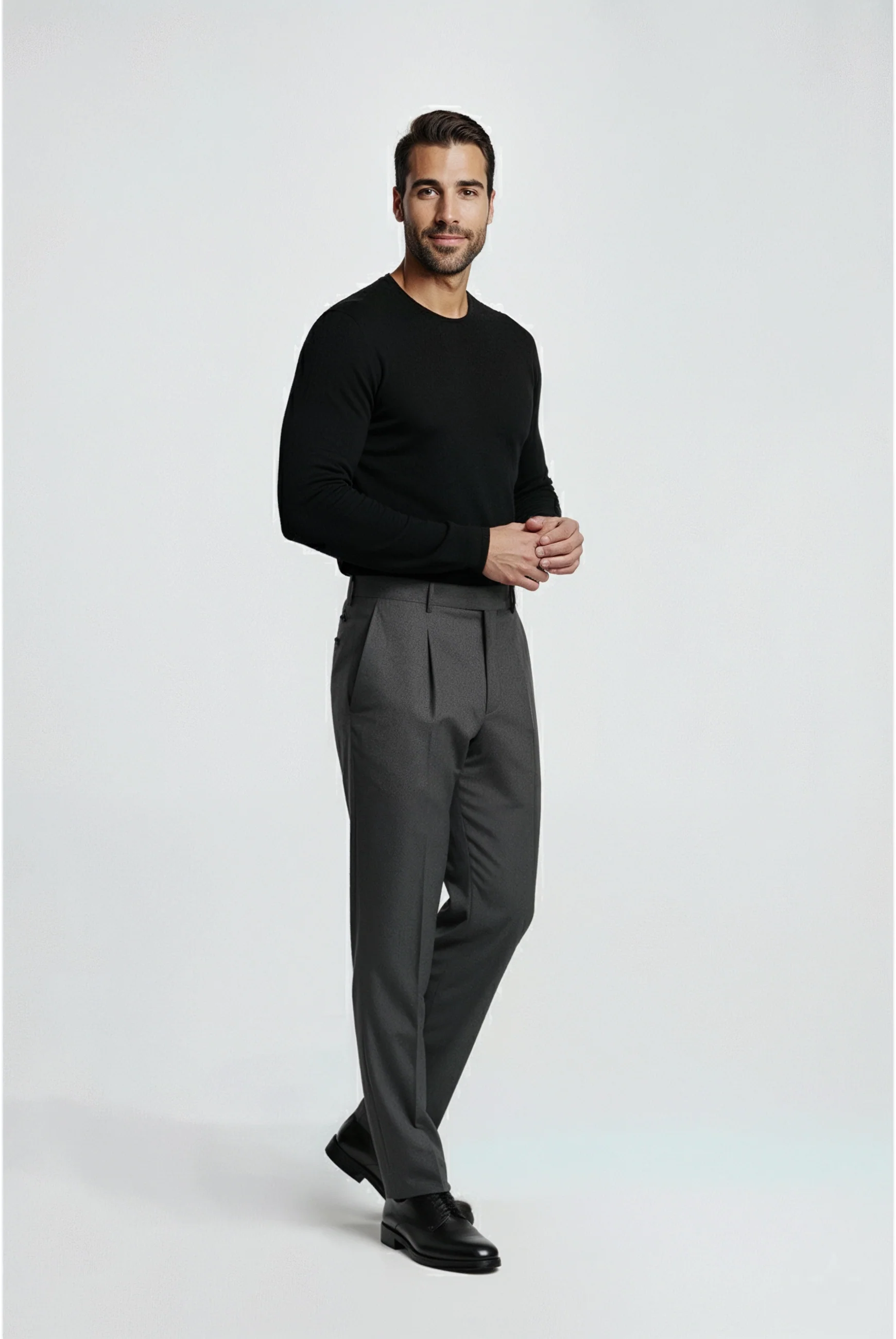 Classic pleated pants - Image 3