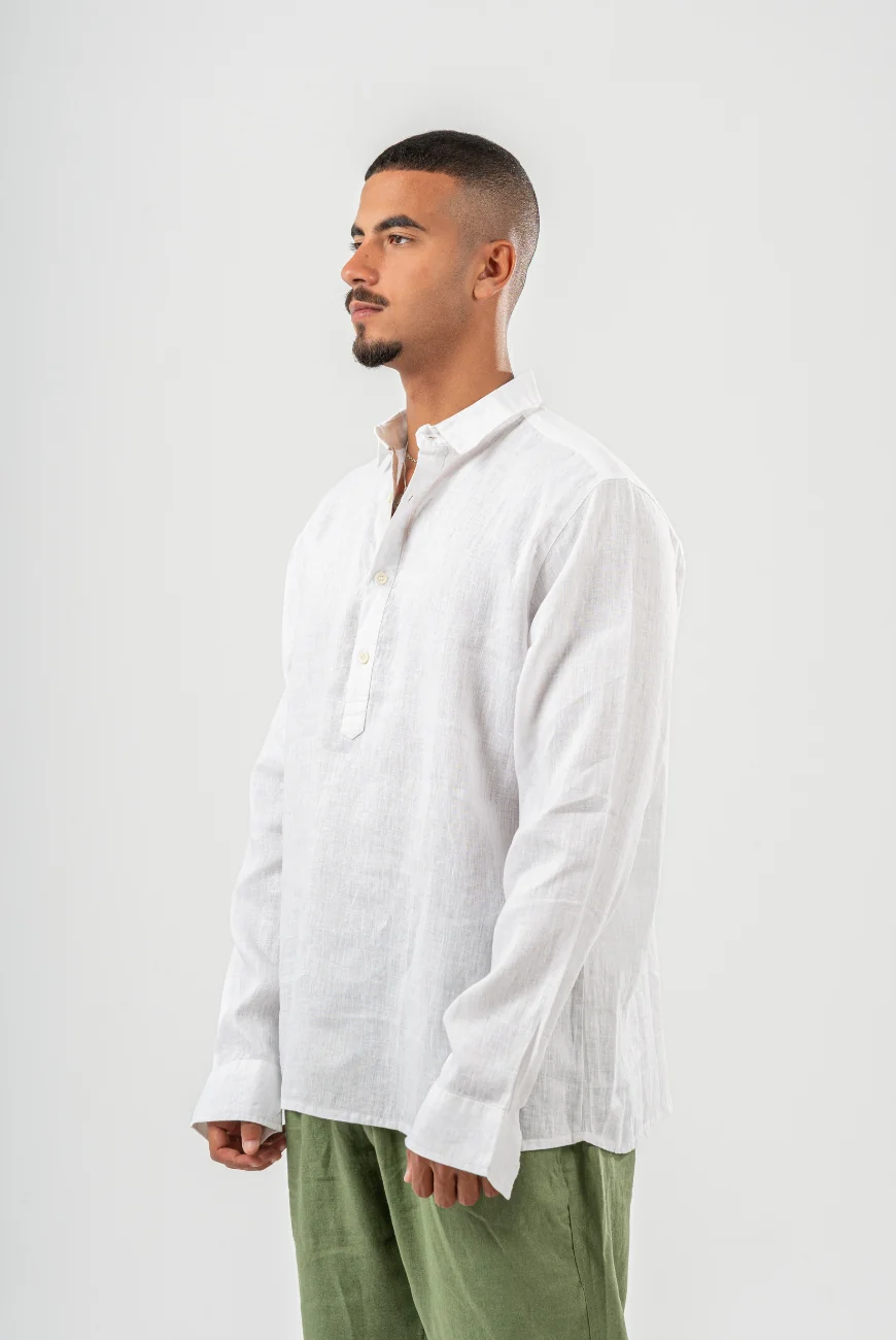 Kaftan Linen Shirt - Image 5