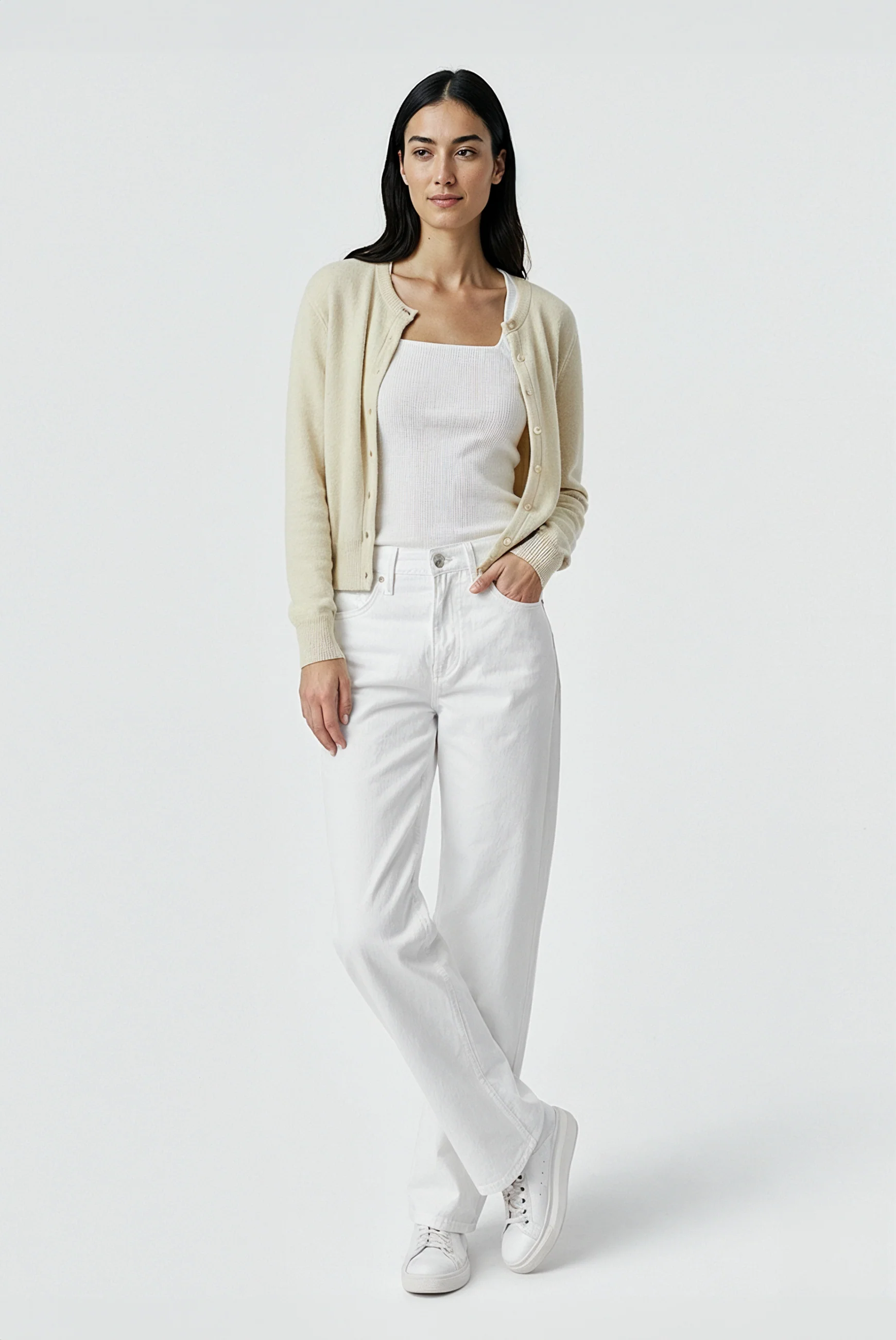 Knit Cardigan Top - Image 2