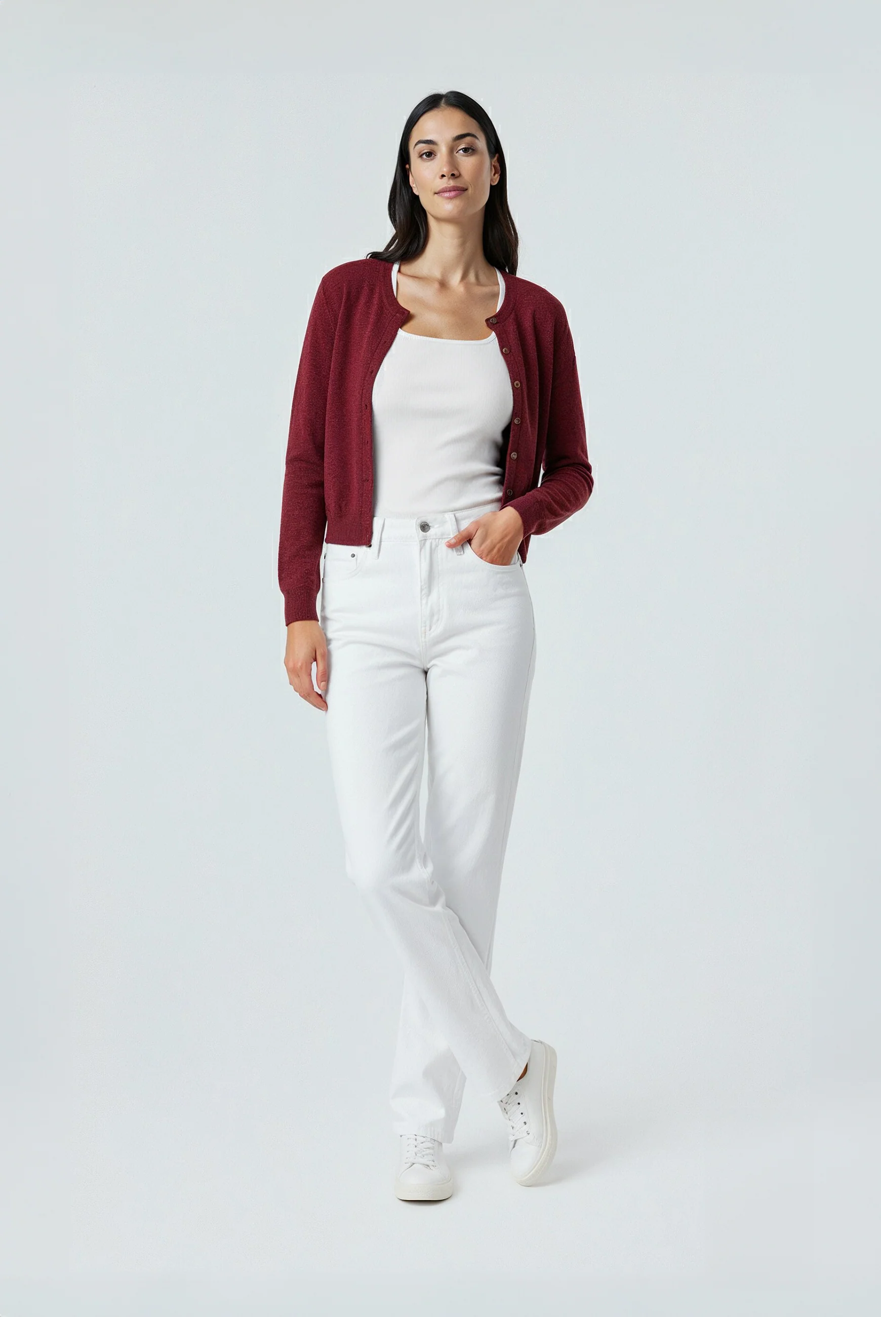 Knit Cardigan Top - Image 3