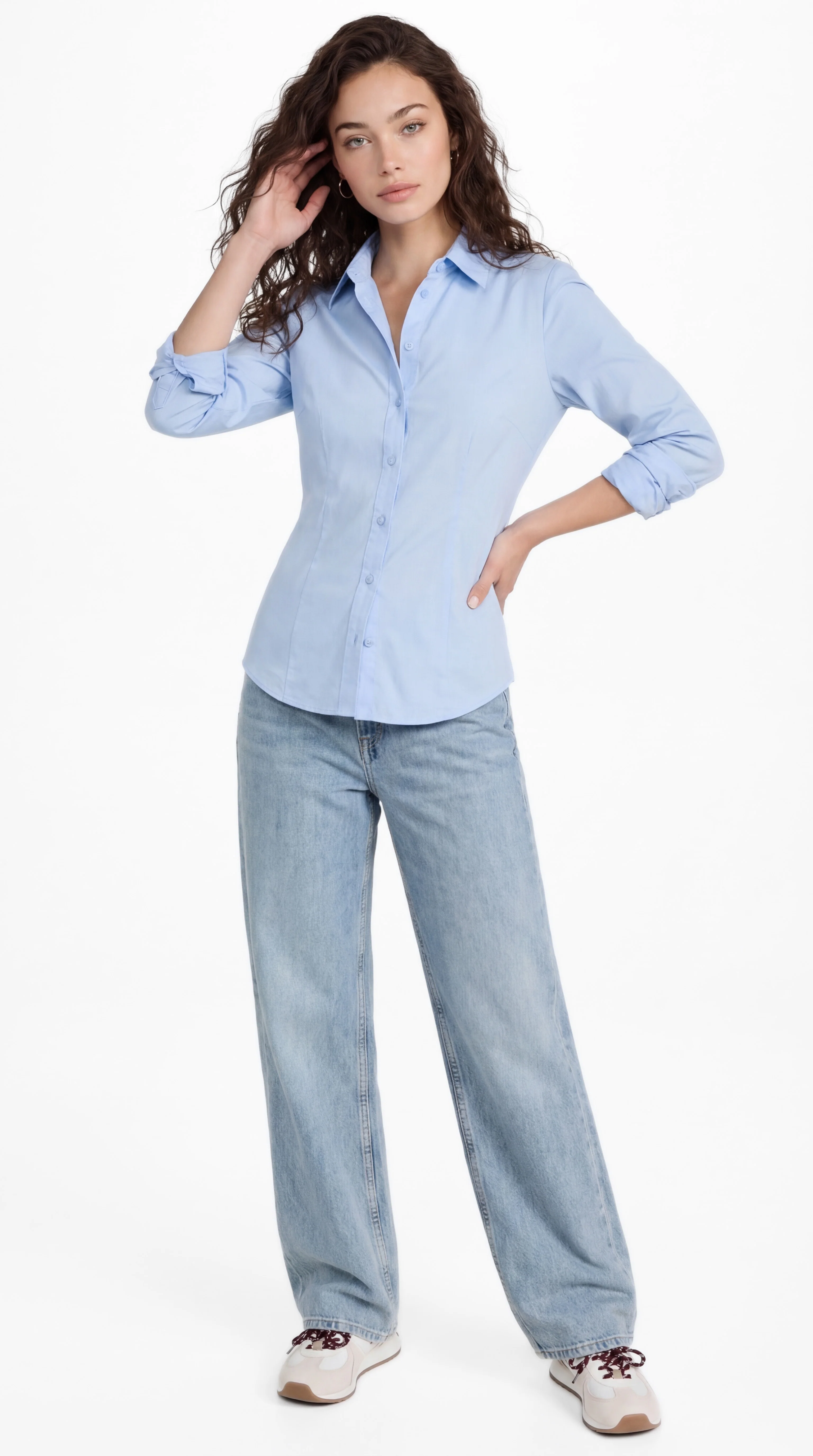 Tailored cropped shirt - Image 3